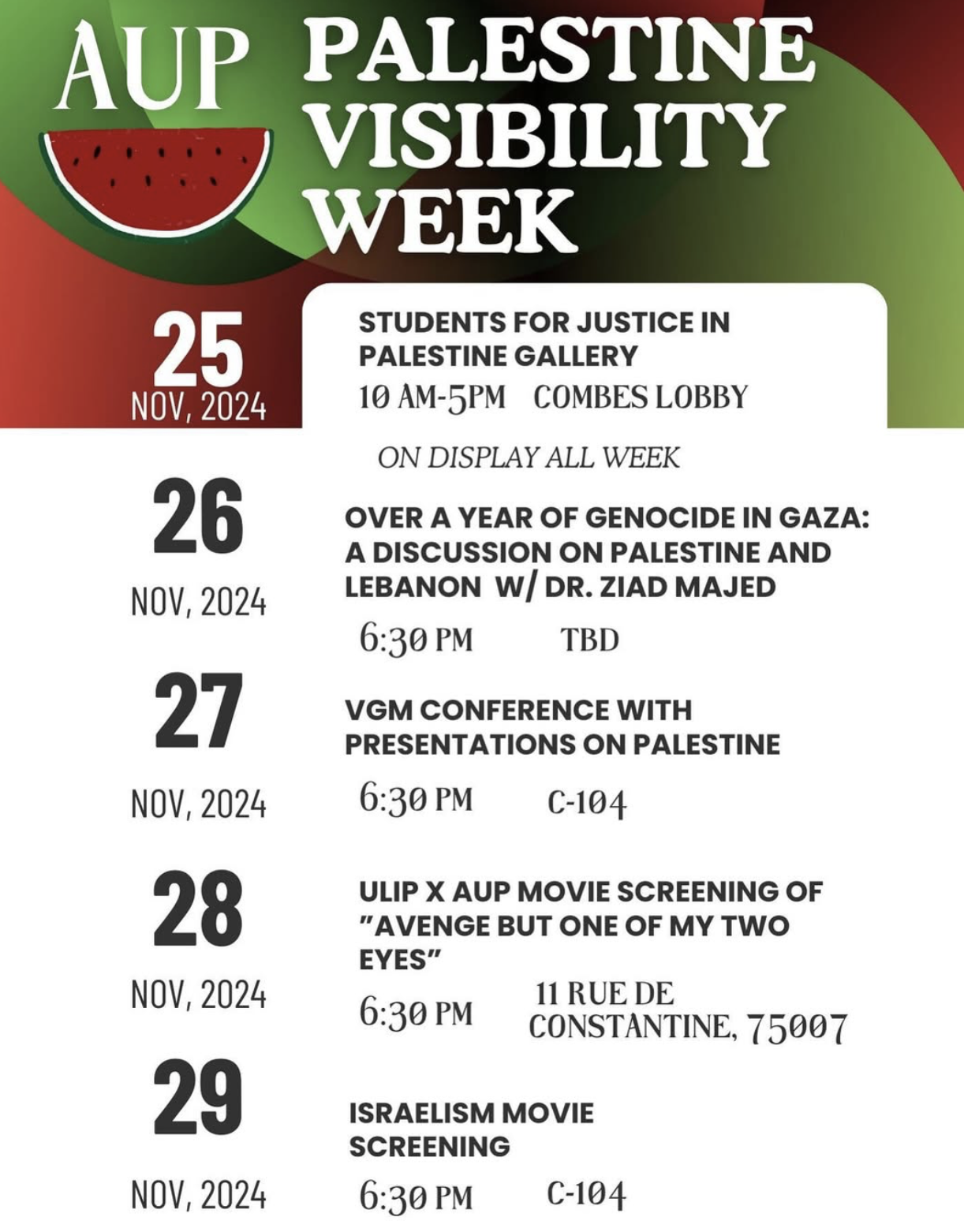 VISIBILITY WEEK FFLYER 2024