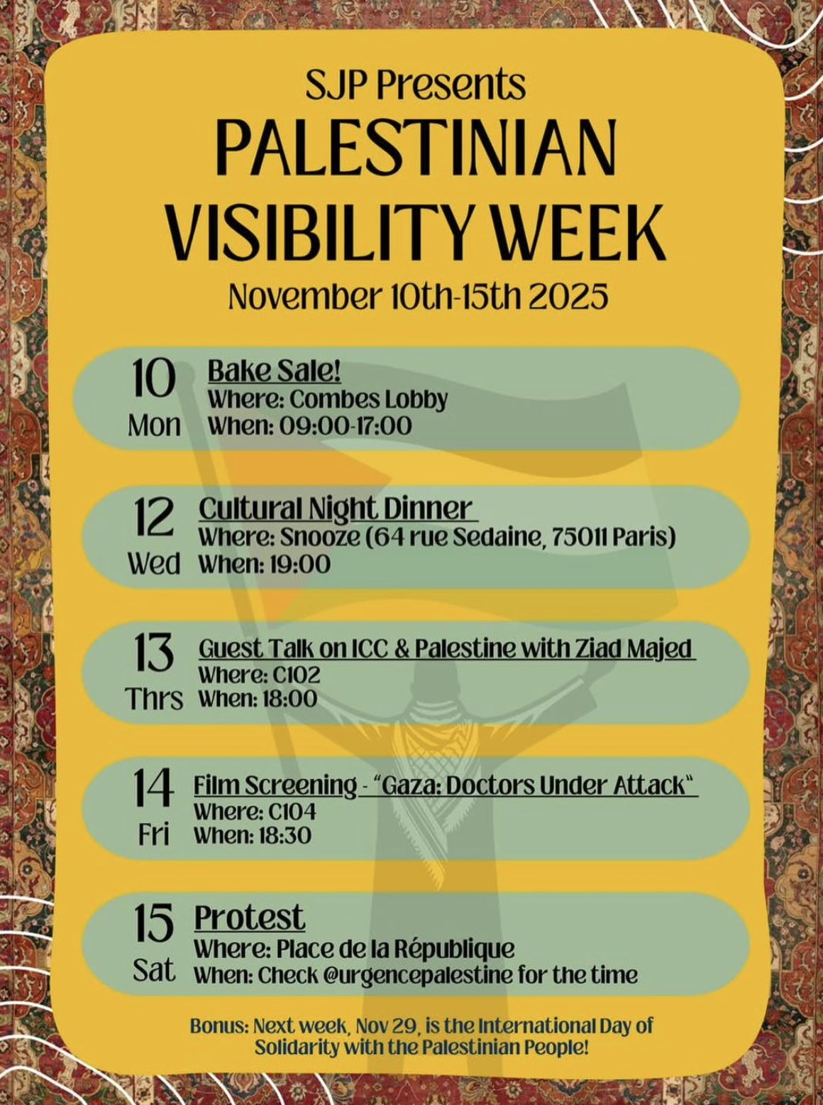 VISIBILITY WEEK FLYER 2025